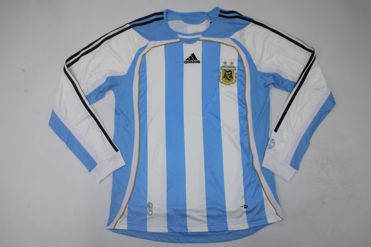 AAA Quality Argentina 2006 World Cup Home Long Jersey